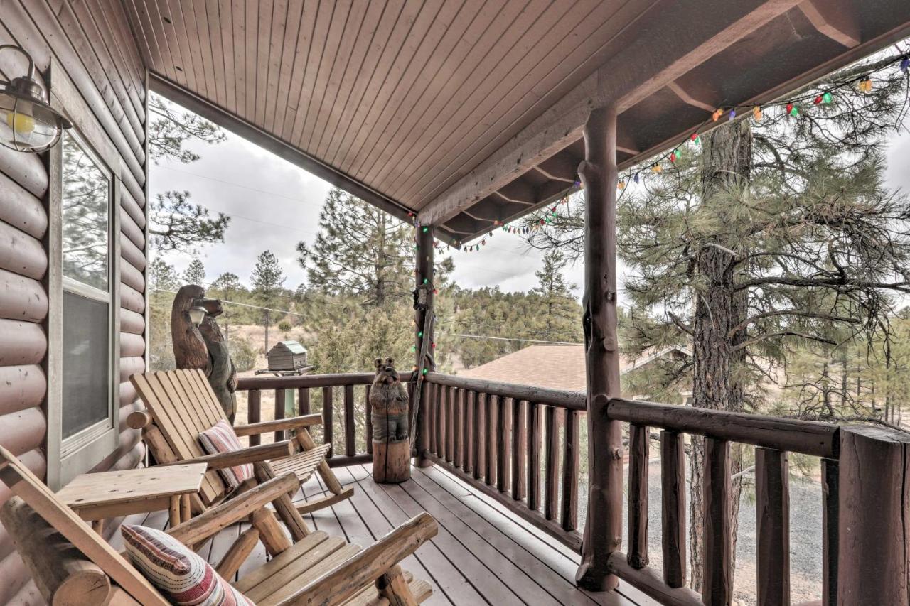 Cozy Heber-Overgaard Cabin With Fire Pit, Game Room! Eksteriør bilde