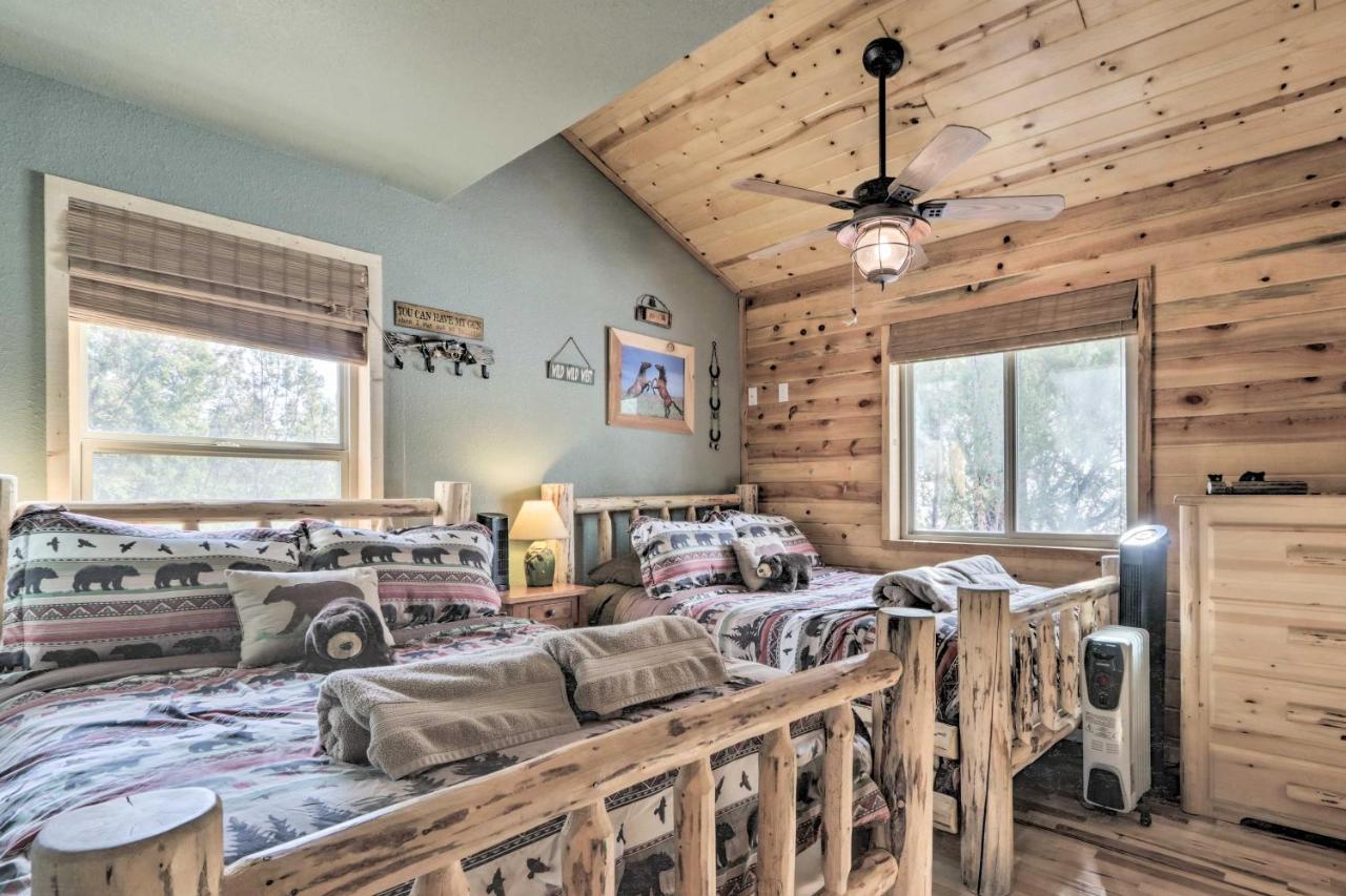 Cozy Heber-Overgaard Cabin With Fire Pit, Game Room! Eksteriør bilde